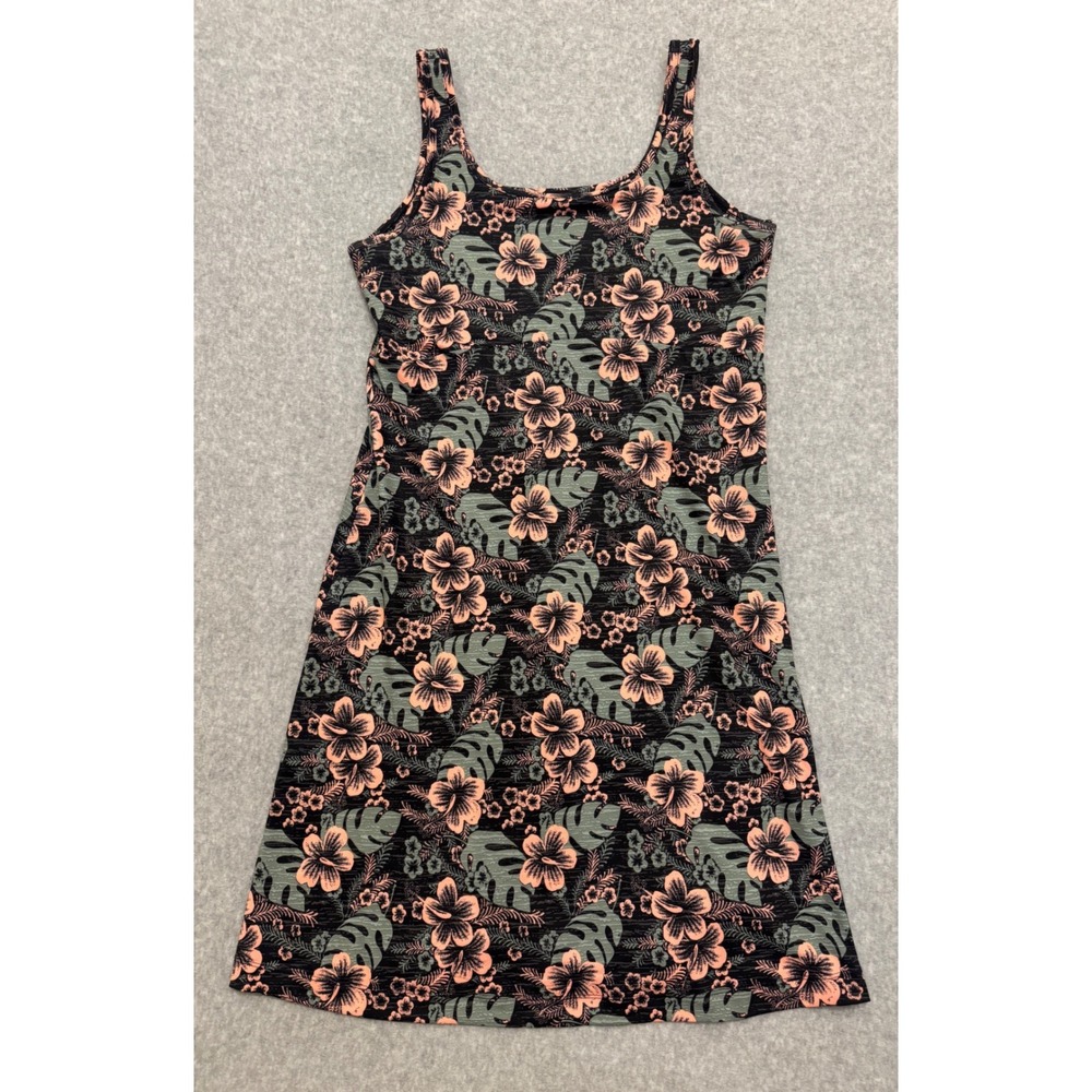Columbia PFG Omni Freeze Cooling Dress Womens Large Tropical Floral Fishing